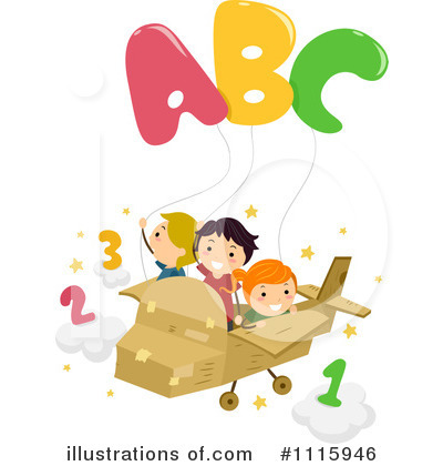 Royalty-Free (RF) School Children Clipart Illustration by BNP Design Studio - Stock Sample #1115946