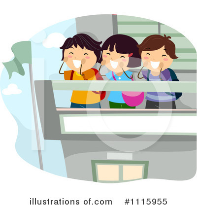 Royalty-Free (RF) School Children Clipart Illustration by BNP Design Studio - Stock Sample #1115955