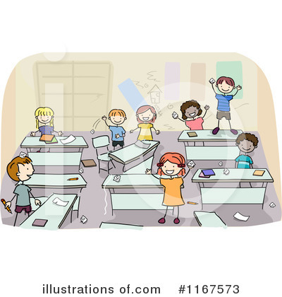 Royalty-Free (RF) School Children Clipart Illustration by BNP Design Studio - Stock Sample #1167573