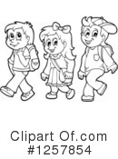 School Children Clipart #1257854 by visekart