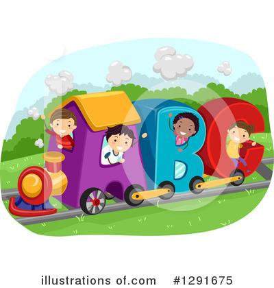 Train Clipart #1291675 by BNP Design Studio