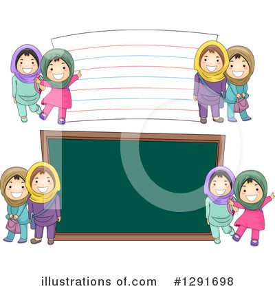 Royalty-Free (RF) School Children Clipart Illustration by BNP Design Studio - Stock Sample #1291698