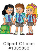 School Children Clipart #1335833 by visekart