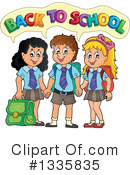 School Children Clipart #1335835 by visekart