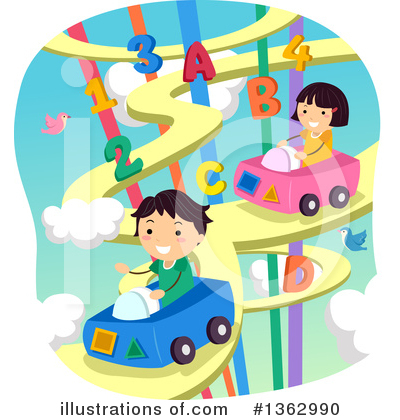 Royalty-Free (RF) School Children Clipart Illustration by BNP Design Studio - Stock Sample #1362990