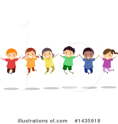 Royalty-Free (RF) School Children Clipart Illustration by BNP Design Studio - Stock Sample #1435918