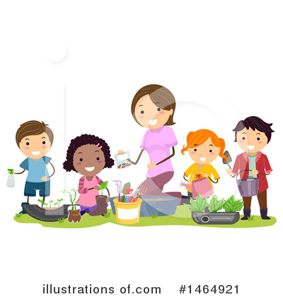 Royalty-Free (RF) School Children Clipart Illustration by BNP Design Studio - Stock Sample #1464921