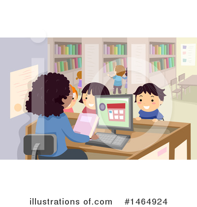 Royalty-Free (RF) School Children Clipart Illustration by BNP Design Studio - Stock Sample #1464924
