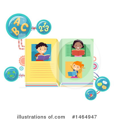 Royalty-Free (RF) School Children Clipart Illustration by BNP Design Studio - Stock Sample #1464947