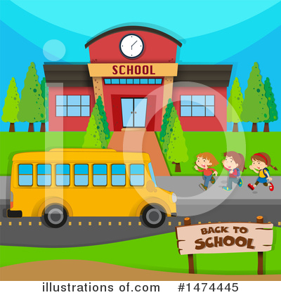 School Bus Clipart #1474445 by Graphics RF