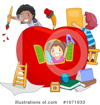 Royalty-Free (RF) School Clipart Illustration by BNP Design Studio - Stock Sample #1071033
