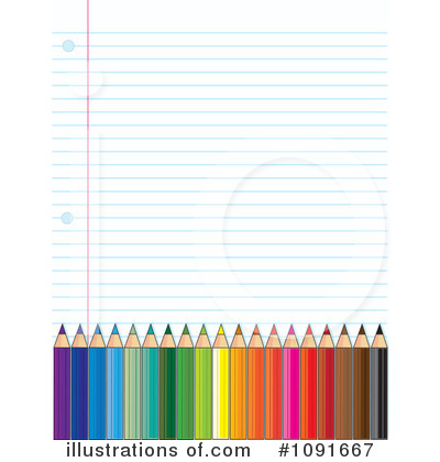 Colored Pencils Clipart #1091667 by Maria Bell