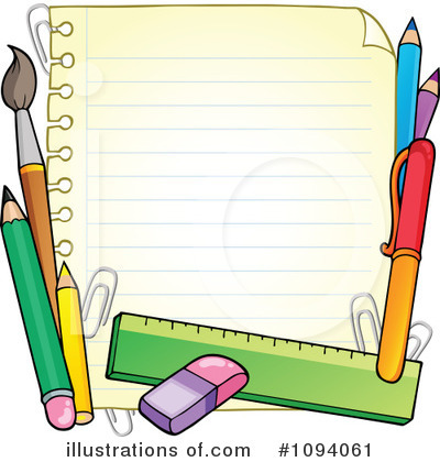 Royalty-Free (RF) School Clipart Illustration by visekart - Stock Sample #1094061