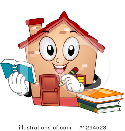 Home School Clipart #1294523 by BNP Design Studio