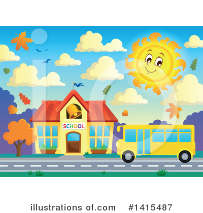 School Bus Clipart #1415487 by visekart