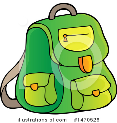 School Bag Clipart #1470526 by visekart