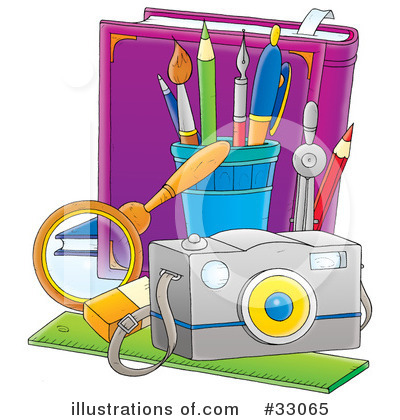 Camera Clipart #33065 by Alex Bannykh