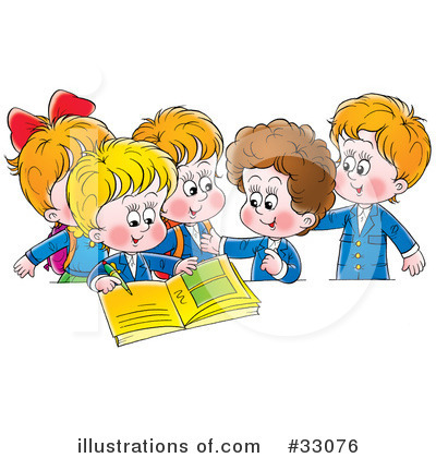 Royalty-Free (RF) School Clipart Illustration by Alex Bannykh - Stock Sample #33076
