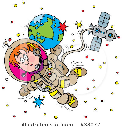 Astronaut Clipart #33077 by Alex Bannykh