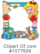 School Girl Clipart #1077526 by visekart