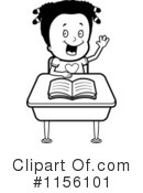 School Girl Clipart #1156101 by Cory Thoman