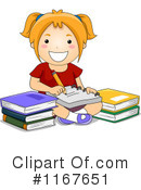School Girl Clipart #1167651 by BNP Design Studio