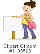 School Girl Clipart #1193523 by BNP Design Studio