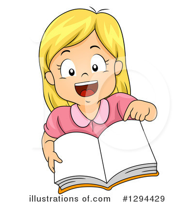 Royalty-Free (RF) School Girl Clipart Illustration by BNP Design Studio - Stock Sample #1294429