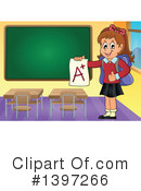 School Girl Clipart #1397266 by visekart