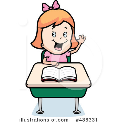 School Girl Clipart #438331 by Cory Thoman