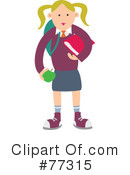 School Girl Clipart #77315 by Prawny