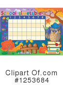 School Timetable Clipart #1253684 by visekart