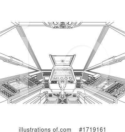 Spaceship Clipart #1719161 by AtStockIllustration