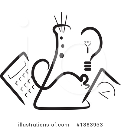 Royalty-Free (RF) Science Clipart Illustration by Maria Bell - Stock Sample #1363953