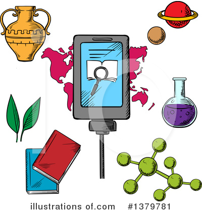 Royalty-Free (RF) Science Clipart Illustration by Vector Tradition SM - Stock Sample #1379781