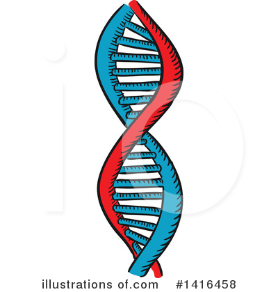 Dna Clipart #1416458 by Vector Tradition SM