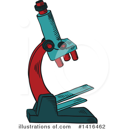 Microscope Clipart #1416462 by Vector Tradition SM