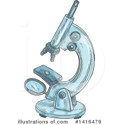 Microscope Clipart #1416479 by Vector Tradition SM