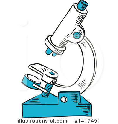 Microscope Clipart #1417491 by Vector Tradition SM