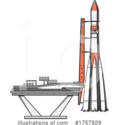 Rocket Clipart #1757929 by Vector Tradition SM