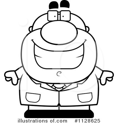 Royalty-Free (RF) Scientist Clipart Illustration by Cory Thoman - Stock Sample #1128625