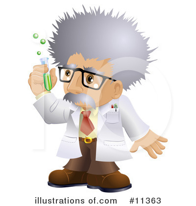 Royalty-Free (RF) Scientist Clipart Illustration by AtStockIllustration - Stock Sample #11363