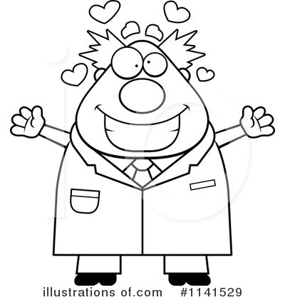 Royalty-Free (RF) Scientist Clipart Illustration by Cory Thoman - Stock Sample #1141529