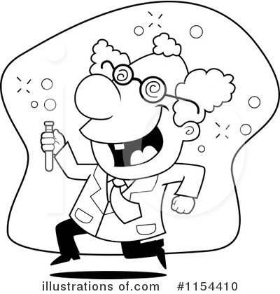 Royalty-Free (RF) Scientist Clipart Illustration by Cory Thoman - Stock Sample #1154410