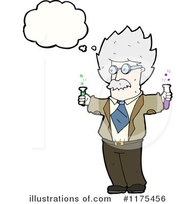 Royalty-Free (RF) Scientist Clipart Illustration by lineartestpilot - Stock Sample #1175456