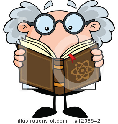 Royalty-Free (RF) Scientist Clipart Illustration by Hit Toon - Stock Sample #1208542