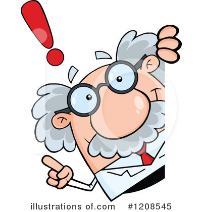 Royalty-Free (RF) Scientist Clipart Illustration by Hit Toon - Stock Sample #1208545