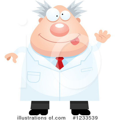 Royalty-Free (RF) Scientist Clipart Illustration by Cory Thoman - Stock Sample #1233539