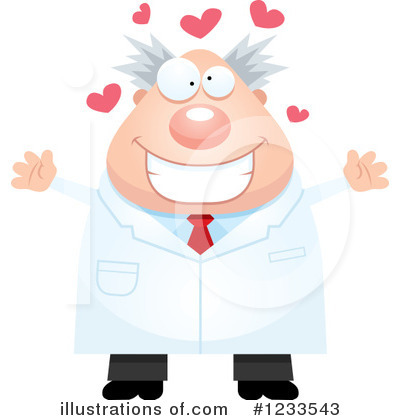 Royalty-Free (RF) Scientist Clipart Illustration by Cory Thoman - Stock Sample #1233543