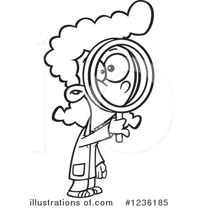 Magnifying Glass Clipart #1236185 by toonaday